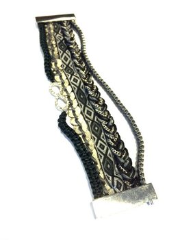 Brățară Negru/Gri (1 buc)