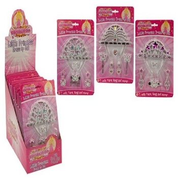 Set Tiară de Prințesă pe Card (24 buc.)