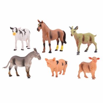 ANIMAL WORLD - SET DE JOACĂ CU 6 FIGURINE ANIMALE DE FERMĂ (1 buc.)