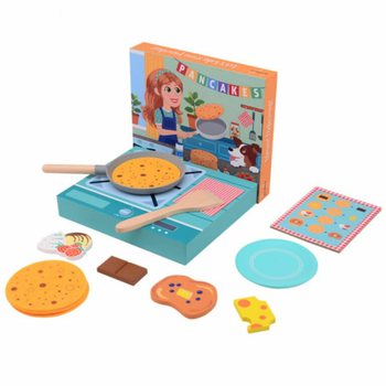 JOUECO - Set de clătite din lemn - Pentru copii de la 3 ani (1 buc.)