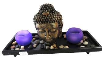 Statuetă Decorativă Buddha cu Suporturi de Lumânare (1 buc.)