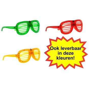 OCHELARI SHUTTER SHADES CU ILUMINARE - ALBASTRU (12 buc.)