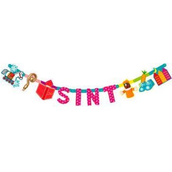 GIRLANDĂ SINTERKLAAS ȘI PIET - LUNGIME 1.5 M (12 buc.)