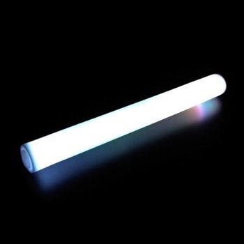 Baghet  Luminoas  LED din Spum  Monocolor  - Party Stick - ALB (24 buc.)