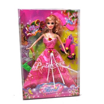 PĂPUȘĂ CU ACCESORII - PRINȚESA FLORILOR (2 buc.)
