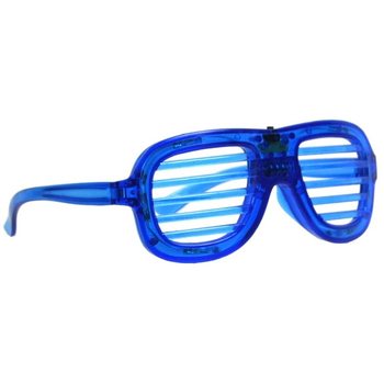 OCHELARI SHUTTER SHADES CU ILUMINARE - ALBASTRU (12 buc.)