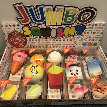 JUMBO Squishies &icirc;n Display (12 buc.) - Antistres Parfumate