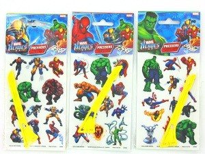 DECALCOMANII / ABȚIBILDURI MARVEL HEROES (24 buc.)