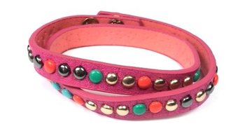Brățară Fuchsia cu Ținte (Stil Ibiza)