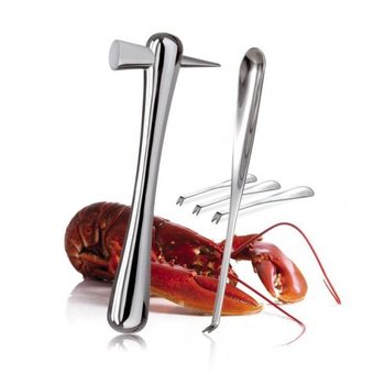NUANCE - CIOCAN GOURMET ȘI FURCULIȚE PENTRU CRUSTACEE (1 set)