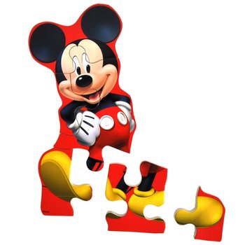 Puzzle din lemn Disney Mickey Mouse Clubhouse &icirc;n display (12 buc.)