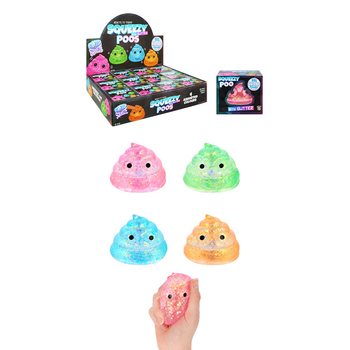 CĂCĂȚEL ANTISTRES DE STR&Acirc;NS - CU UMPLUTURĂ SUGAR GEL SCLIPICI - DIVERSE CULORI - &Icirc;N DISPLAY (12 buc.)