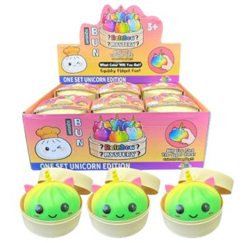 RAGE - Squishy Bun Dumplings MARI - EDIȚIE UNICORN (8,5 x 8,5 x 7,5 cm) (12 buc.)