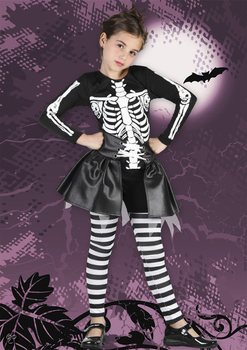 Costum de Schelet pentru Copii &ndash; V&acirc;rsta 7-9 Ani