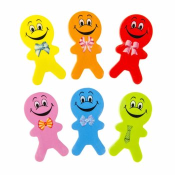 Gume de șters Smiley Vesele 2 piese (36 seturi)