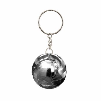 Brelocuri Glob Disco Argintii (Set de 12)
