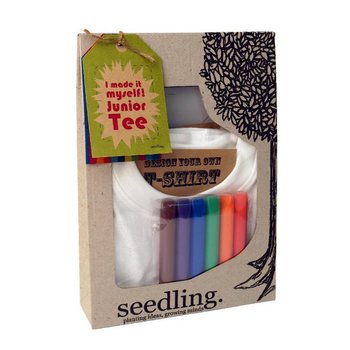 SET DE CREAȚIE SEEDLING - CREEAZĂ-ȚI PROPRIUL TRICOU JUNIOR 1-2 ANI (2 buc.)