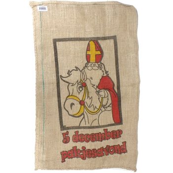Sac Mare din Iută pentru Moș Nicolae și Moș Crăciun