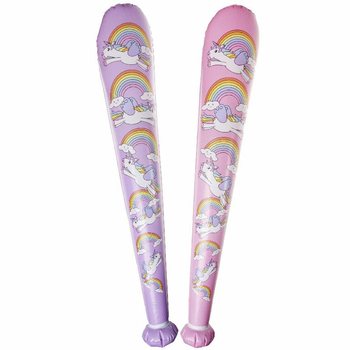 Bâtă Gonflabilă Mare Unicorn - 85cm - Mix Culori (12 buc.)