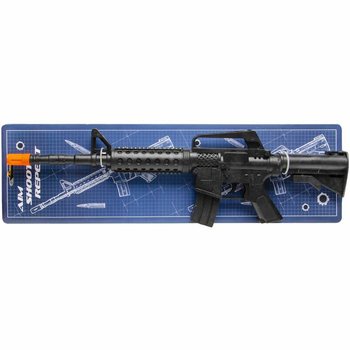 Pușcă M16 cu sunet tip clichet pe card (6 bucăți)