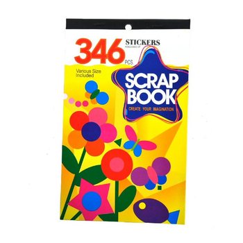 Cărți cu Autocolante SCRAP BOOK (12 buc.)