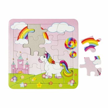 MIX Puzzle Unicorn - 14 x 14 cm (50 buc.)