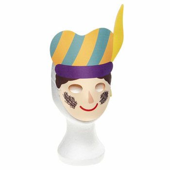 SINTERKLAAS - MĂȘTI DIN SPUMĂ SF&Acirc;NTUL NICOLAE ȘI PIET (48 buc.)