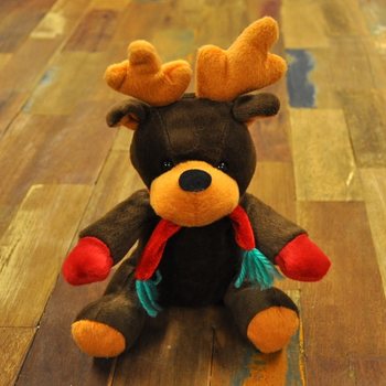 Ren de Crăciun Rudolf din pluș 20 cm (7 buc.)