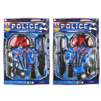 Set de Joacă Poliție cu Ochelari și Pistol cu Ventuze (6 buc.)