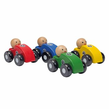 Mașinușe din Lemn JOUECO - &AElig;n Display (8 Bucăși)