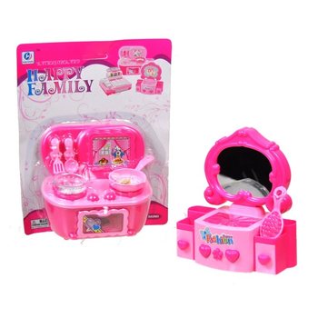 SET DE JOACĂ HAPPY FAMILY PE CARD (3 buc.)