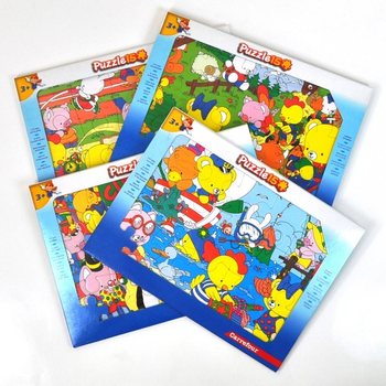 Puzzle Mare de 15 Piese - Model Ursuleț (Set 12 buc.)
