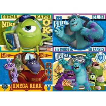 SET PUZZLE 4-&Icirc;N-1 DISNEY PIXAR MONSTERS UNIVERSITY (6 buc.)