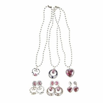 Set Colier și Cercei de Prințesă (36 bucăți)