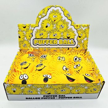 MINGE PUFFER CU FAȚĂ EMOȚIE - 10CM - ÎN DISPLAY (12 buc.)