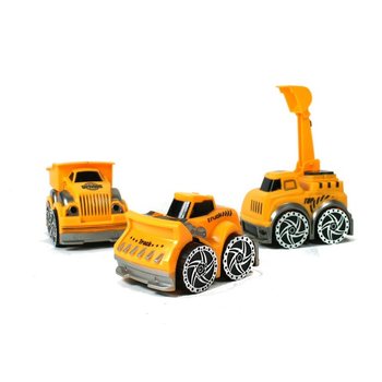 Vehicule de Construcție cu Fricțiune &icirc;n Display (12 buc.)