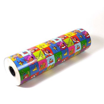 *** STOC LIMITAT *** MEGA ROLĂ H&Acirc;RTIE DE &Icirc;MPACHETAT SINTERKLAAS 250 METRI !!!