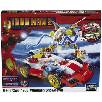 MEGA BLOKS Iron Man 2 Whiplash Showdown Set de Construcție - 1980