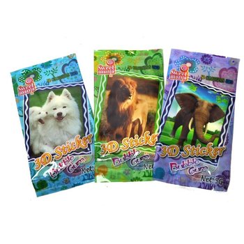 STICKER 3D CU GUMĂ DE MESTECAT (36 buc.)