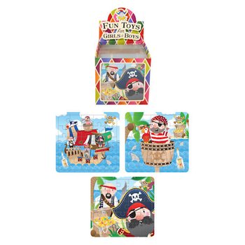 Puzzle Pirații 13 x 12 cm èn Display (108 buc.)