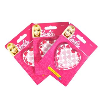 BLOCNOTES BARBIE &Icirc;N FORMĂ DE INIMĂ PE CARTON (6 buc.)