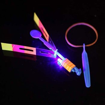 ELICOPTERE LUMINOASE CU PRAȘTIE (12 buc.)