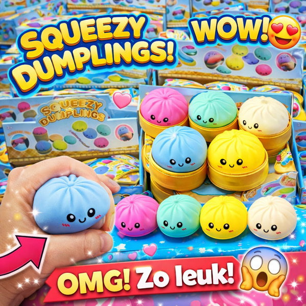 RAGE - Dumplings Bun Squishy - Jucării Antistres