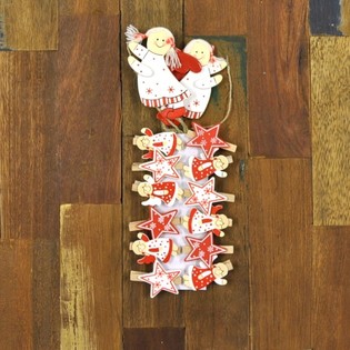 Fr&acirc;nghie Decorativă de Crăciun (6 buc.)
