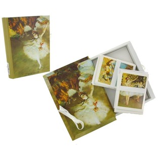 CARTE CU FELICITĂRI - MODEL DANSATOARELE LUI DEGAS (1 buc.)