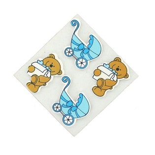 Stickere Decorative - Albastru Bebe (Set de 20)