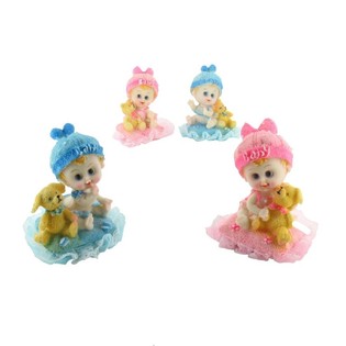 DECORAȚIUNE BEBELUȘ PE PERNĂ 9 CM (4 buc.)