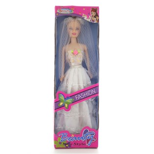 PĂPUȘĂ &Icirc;N ROCHIE DE MIREASĂ (6 buc.)
