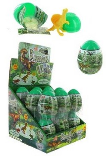 OU CU SURPRIZĂ DINO ȘI BOMBOANE (18 buc.)