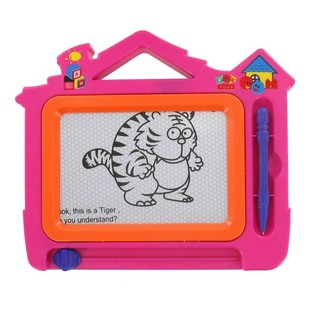 Tablă magnetică mare de desenat &icirc;n formă de casă (6 buc.)
